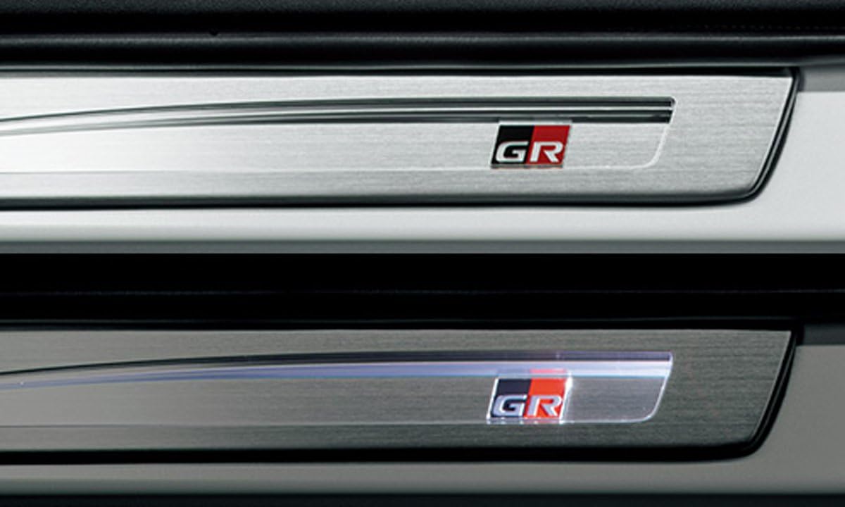 ロゴが トヨタ純正 ステンレス製スカッフプレート(GR SPORT) マークX